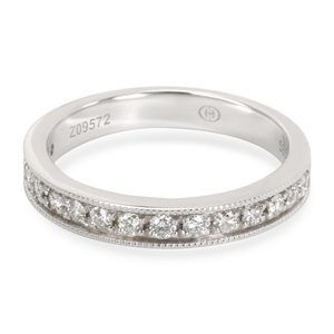 Milgrain Edge 15 Stone Diamond Band in 14K White Gold 0.45 CTW